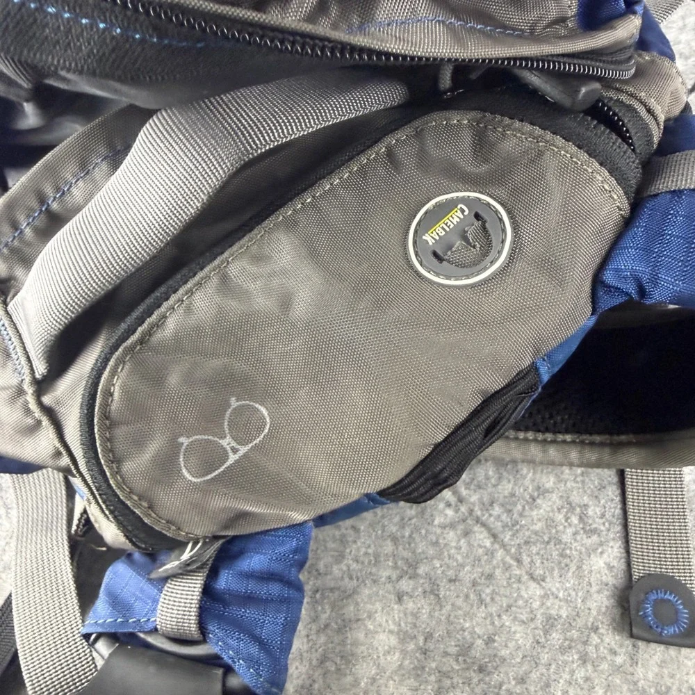 CamelBak Rim Runner Blue Grey Hiking Backpack Air Director Hydration Pack